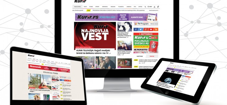 NOVI REKORDI SAJTA KURIR.RS: news portal sa najveФim brojem pregledanih strana u Srbiji